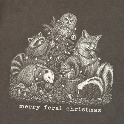 Merry Feral Christmas Premium Long Sleeve