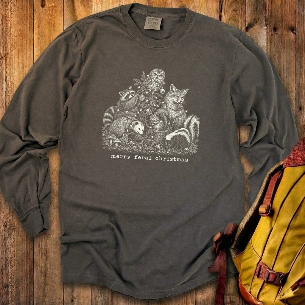 Merry Feral Christmas Premium Long Sleeve