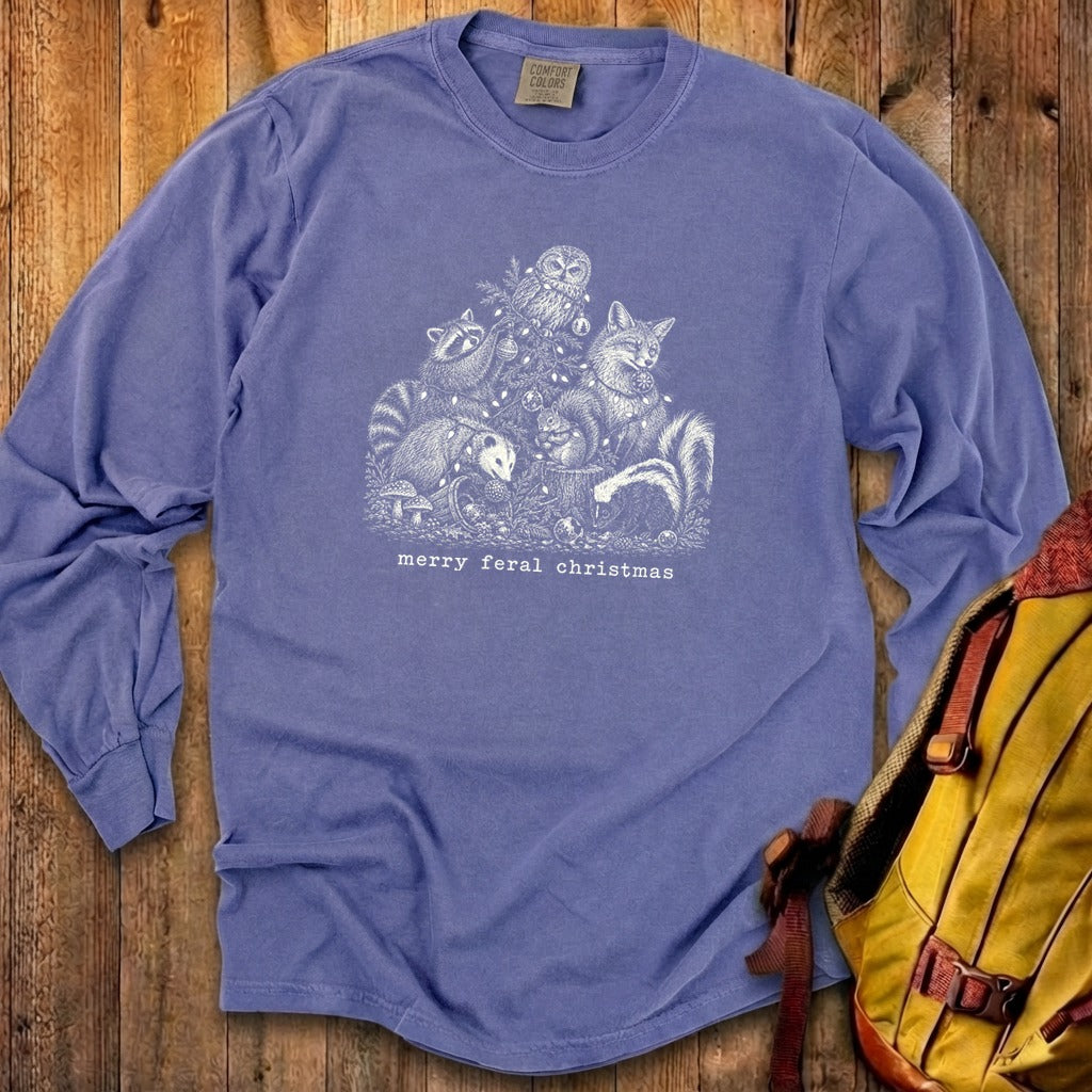 Merry Feral Christmas Premium Long Sleeve
