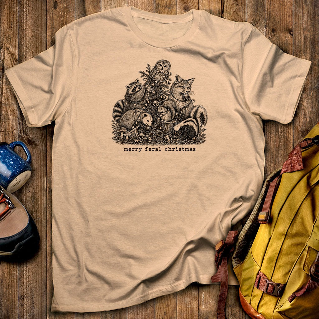 Merry Feral Christmas T-Shirt