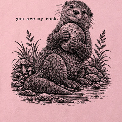 Otter You are My Rock Cotton T-Shirt