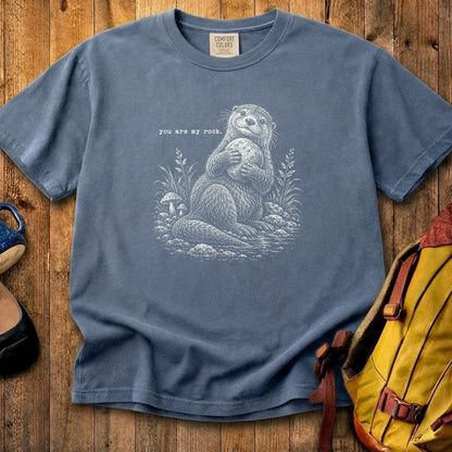 Otter You are My Rock Cotton T-Shirt