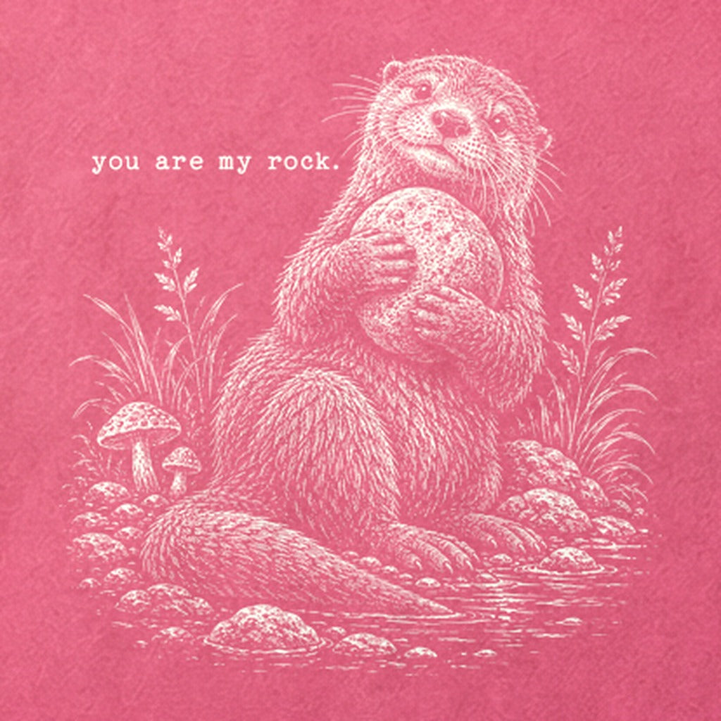 Otter You are My Rock Cotton T-Shirt
