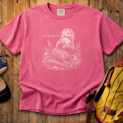Otter You are My Rock Cotton T-Shirt
