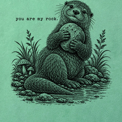 Otter You are My Rock Cotton T-Shirt