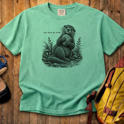 Otter You are My Rock Cotton T-Shirt