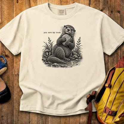 Otter You are My Rock Cotton T-Shirt