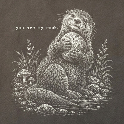 Otter You are My Rock Cotton T-Shirt