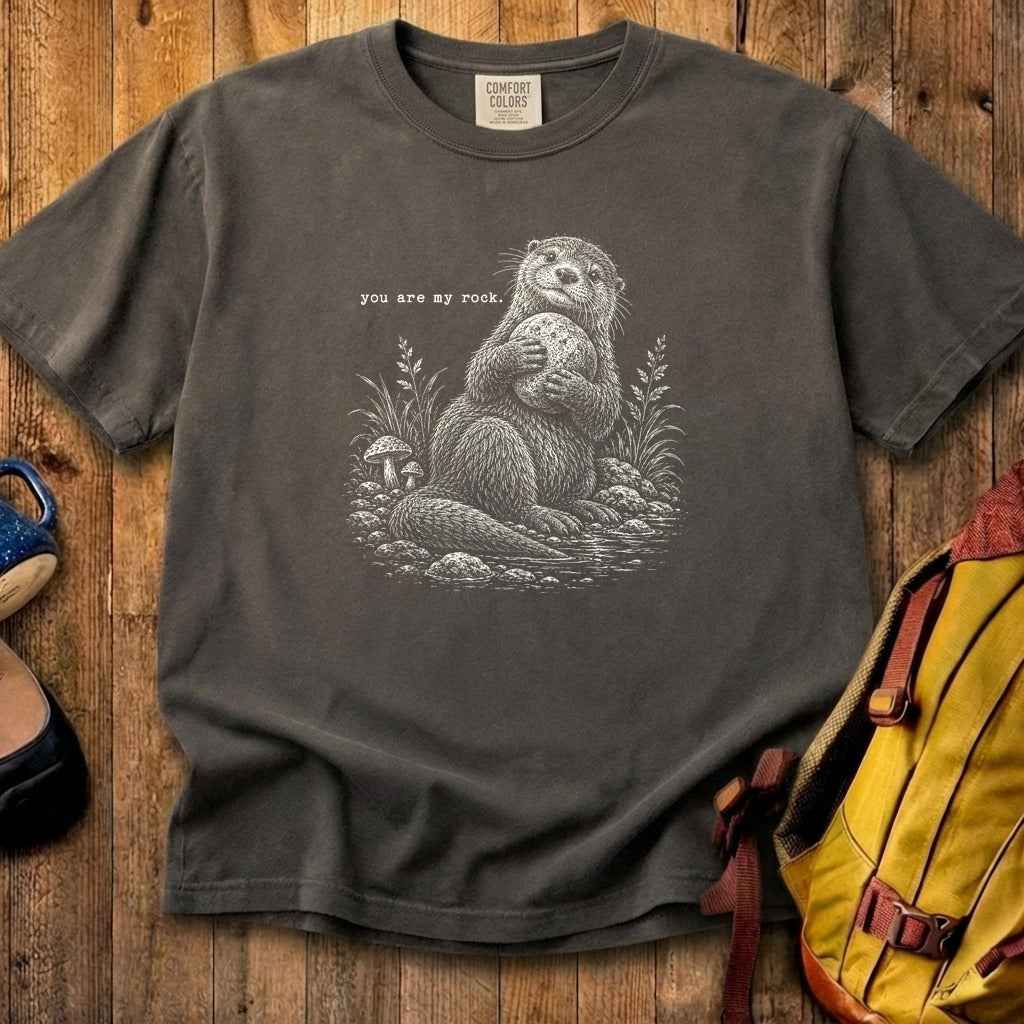 Otter You are My Rock Cotton T-Shirt