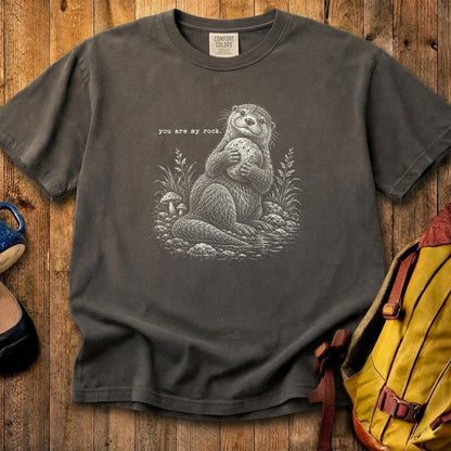 Otter You are My Rock Cotton T-Shirt