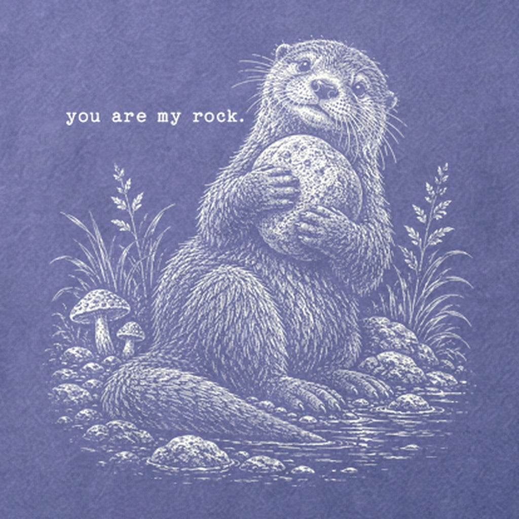 Otter You are My Rock Cotton T-Shirt