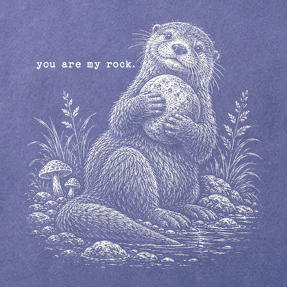 Otter You are My Rock Cotton T-Shirt