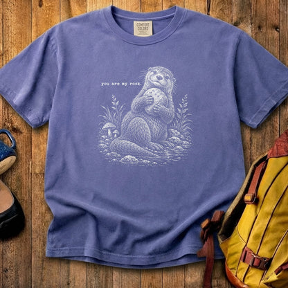 Otter You are My Rock Cotton T-Shirt