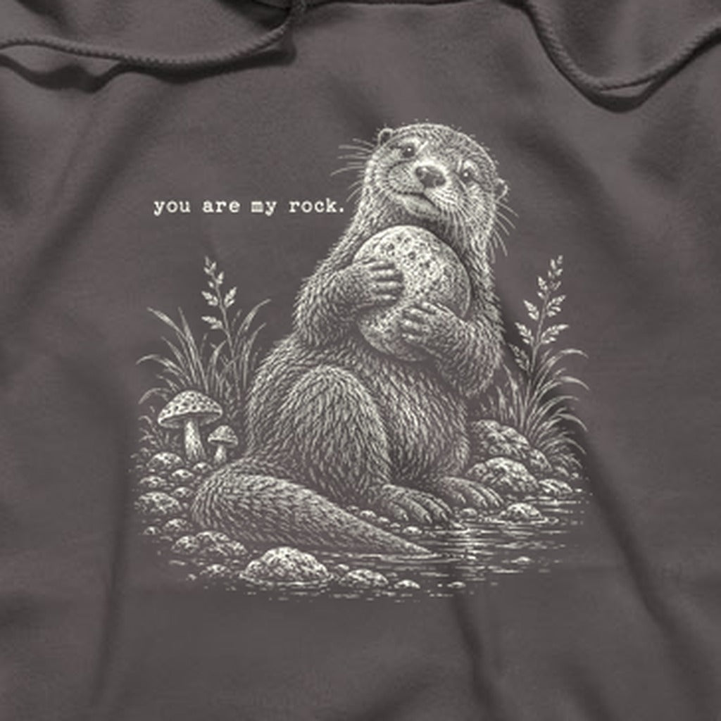 Otter You are My Rock Hoodie
