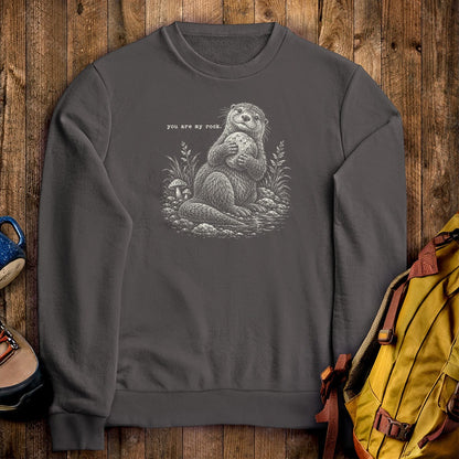 Otter You are My Rock Crewneck Sweatshirt