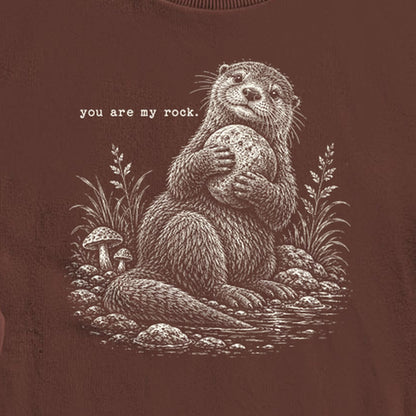 Otter You are My Rock Crewneck Sweatshirt