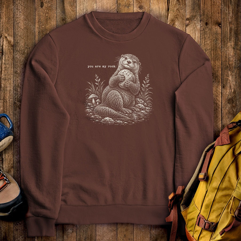 Otter You are My Rock Crewneck Sweatshirt