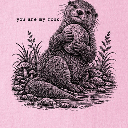 Otter You are My Rock Kids Cotton T-Shirt