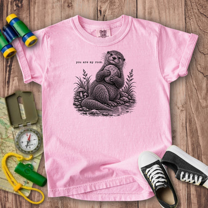 Otter You are My Rock Kids Cotton T-Shirt