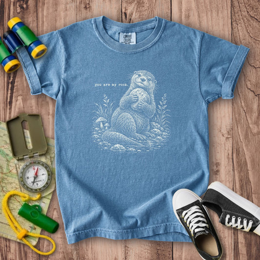 Otter You are My Rock Kids Cotton T-Shirt