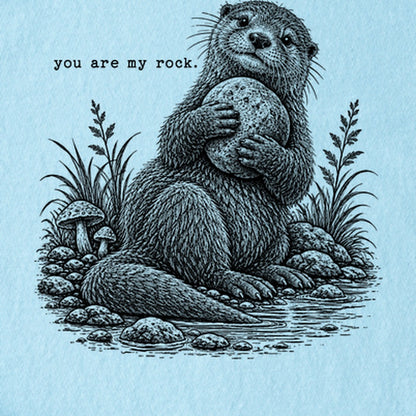 Otter You are My Rock Kids Cotton T-Shirt
