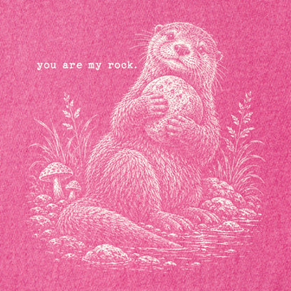 Otter You are My Rock Kids Cotton T-Shirt