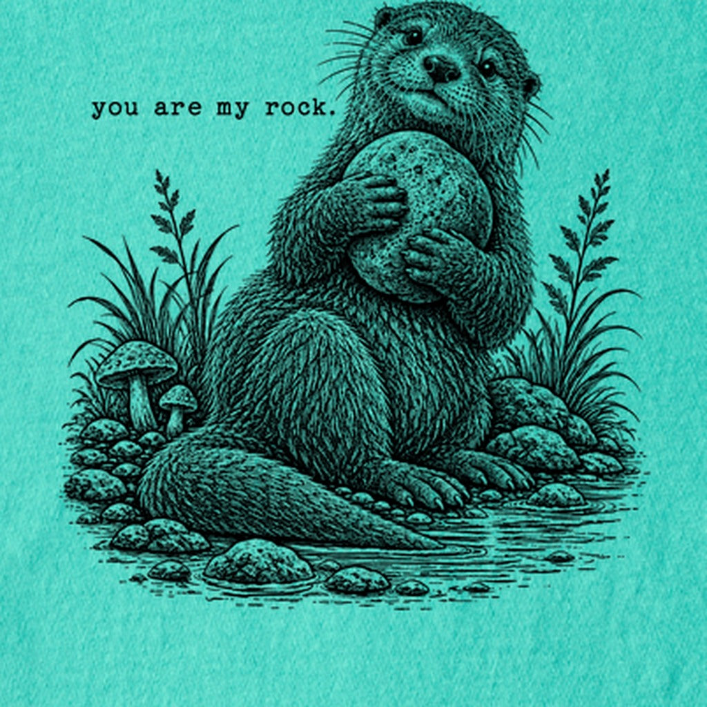 Otter You are My Rock Kids Cotton T-Shirt