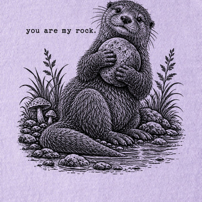 Otter You are My Rock Kids Cotton T-Shirt