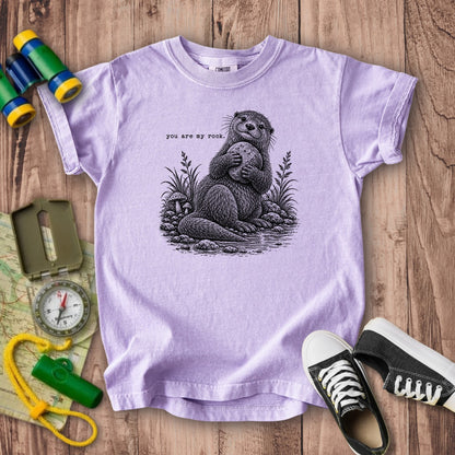 Otter You are My Rock Kids Cotton T-Shirt