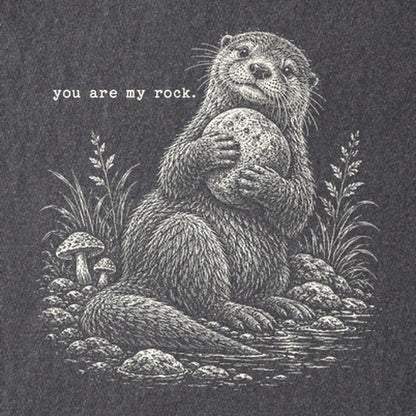 Otter You are My Rock Kids Cotton T-Shirt