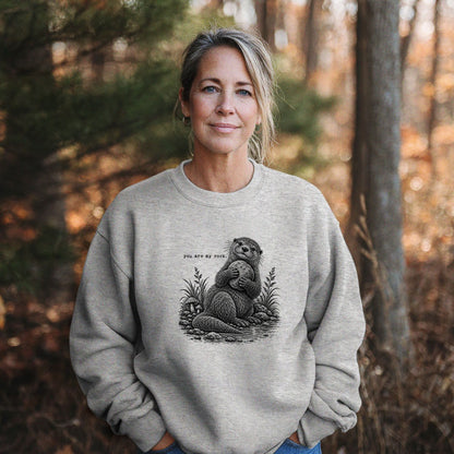 Otter You are My Rock Crewneck Sweatshirt