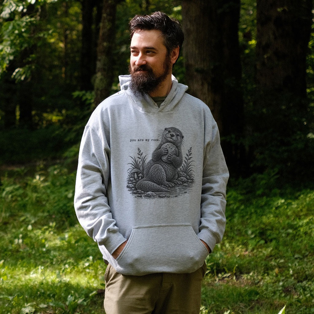 Otter You are My Rock Hoodie