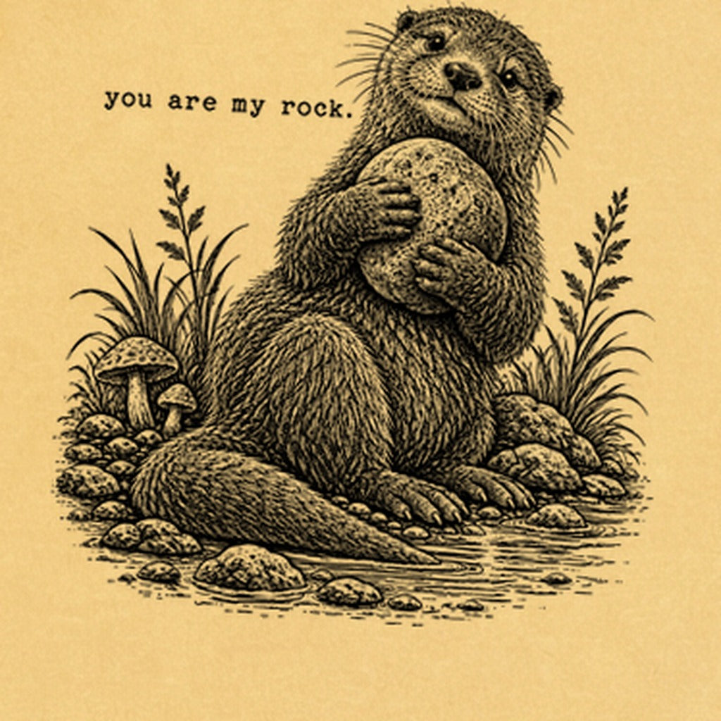 Otter You are My Rock Premium Long Sleeve