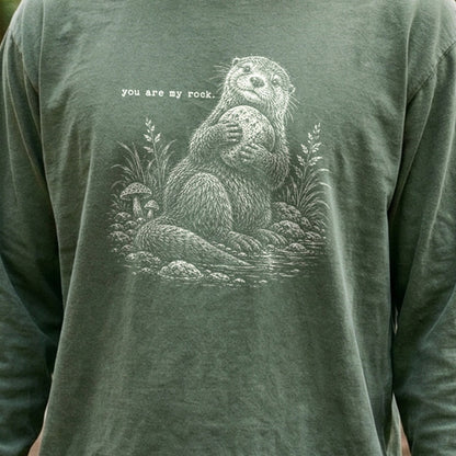 Otter You are My Rock Premium Long Sleeve