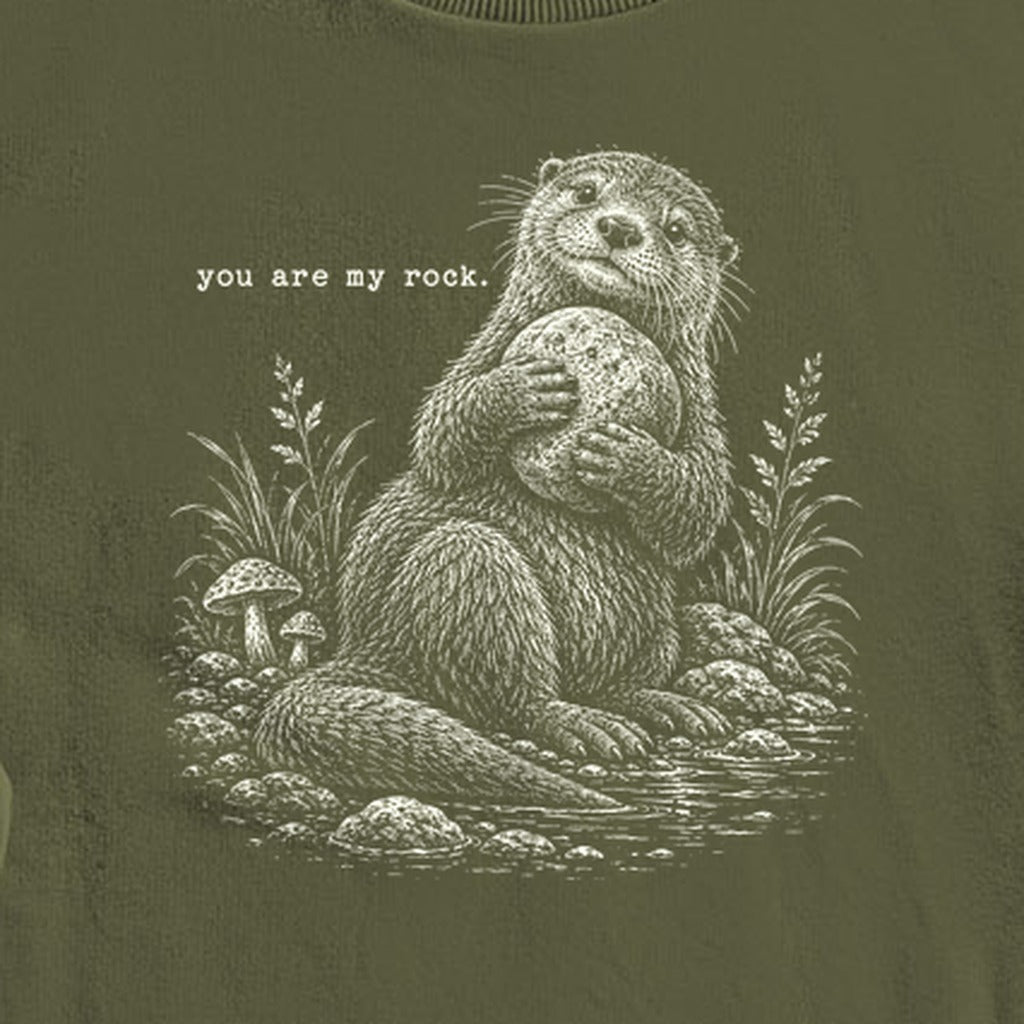 Otter You are My Rock Crewneck Sweatshirt