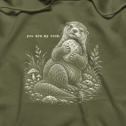 Otter You are My Rock Hoodie