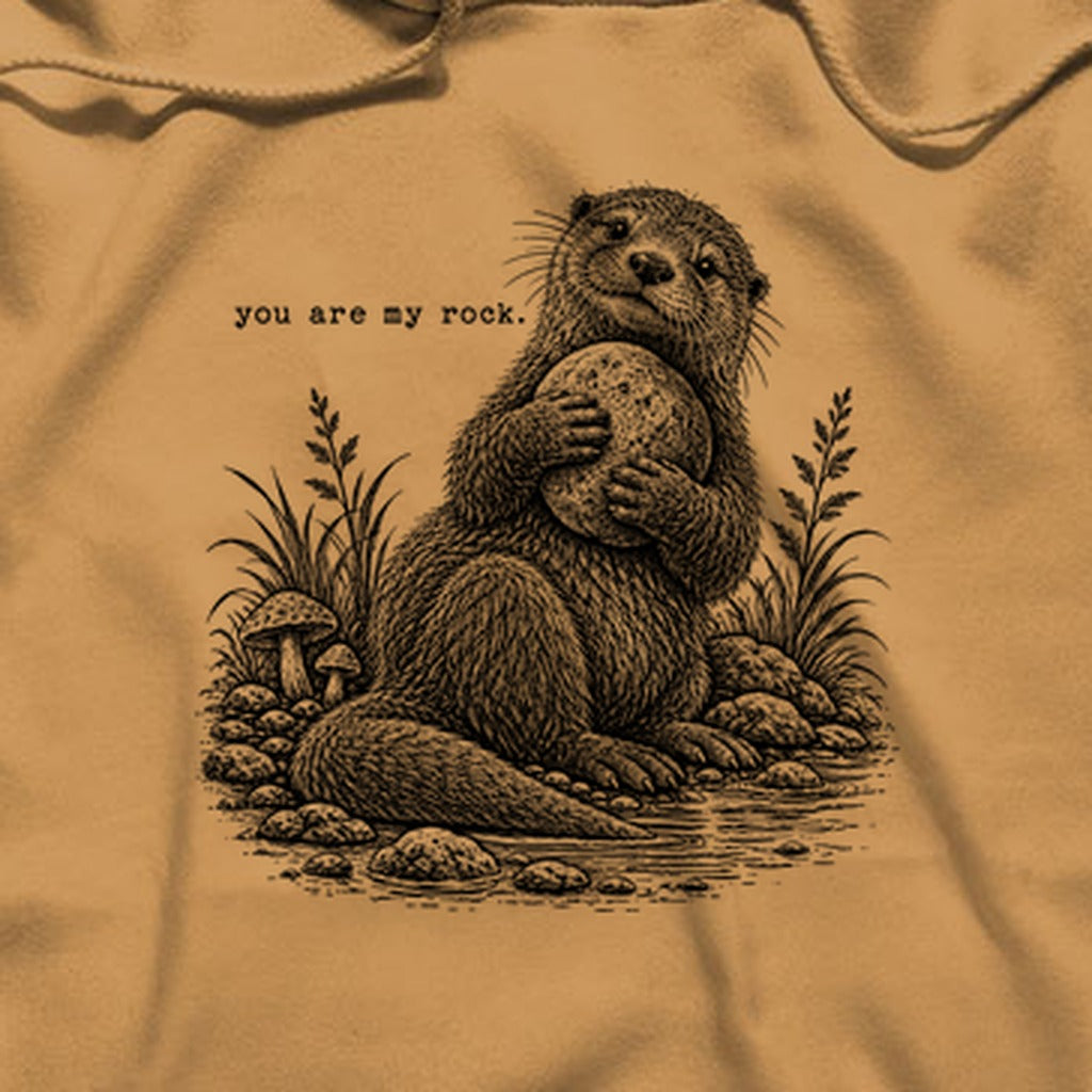 Otter You are My Rock Hoodie