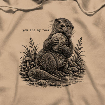 Otter You are My Rock Hoodie