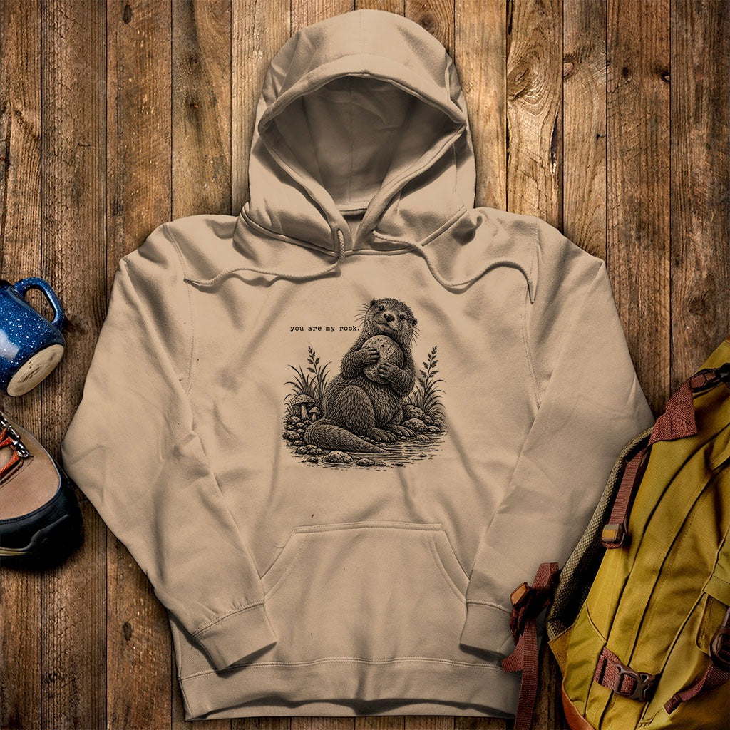 Otter You are My Rock Hoodie