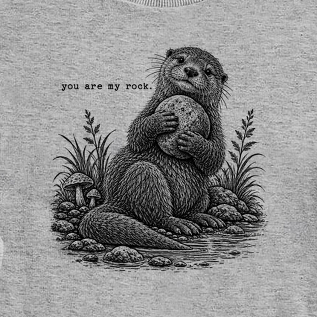 Otter You are My Rock Crewneck Sweatshirt