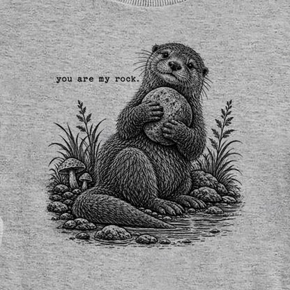 Otter You are My Rock Crewneck Sweatshirt