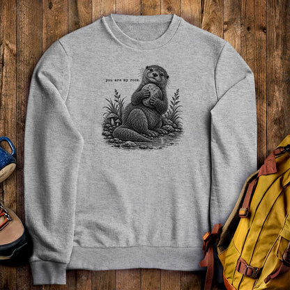 Otter You are My Rock Crewneck Sweatshirt