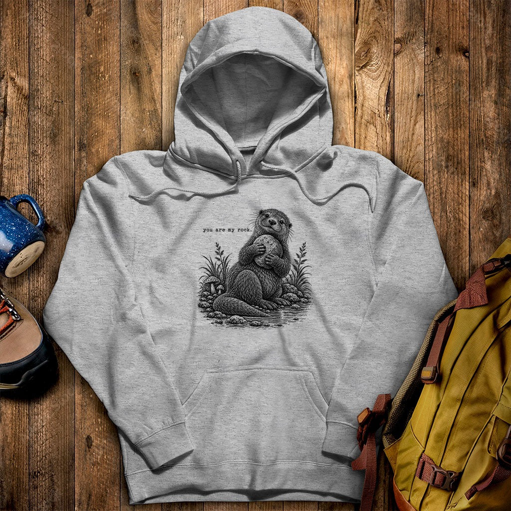 Otter You are My Rock Hoodie