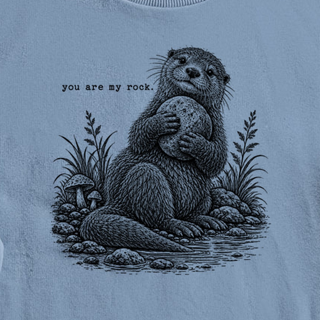 Otter You are My Rock Crewneck Sweatshirt