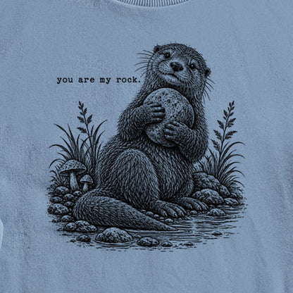 Otter You are My Rock Crewneck Sweatshirt