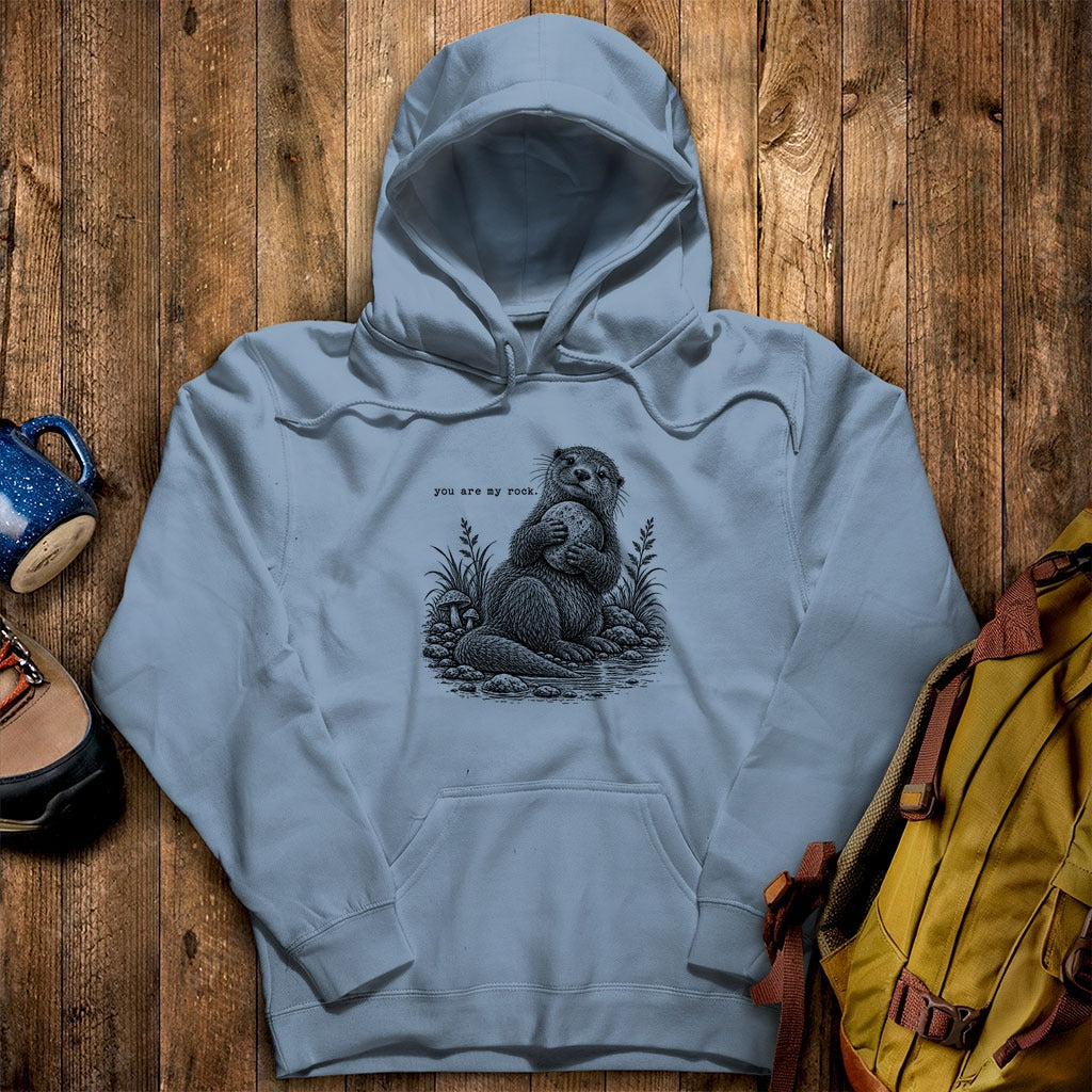 Otter You are My Rock Hoodie