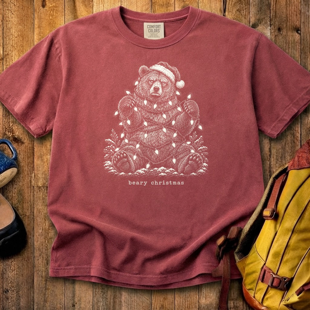 Beary Christmas Cotton T-Shirt