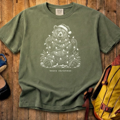 Beary Christmas Cotton T-Shirt