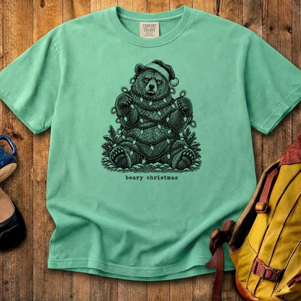 Beary Christmas Cotton T-Shirt