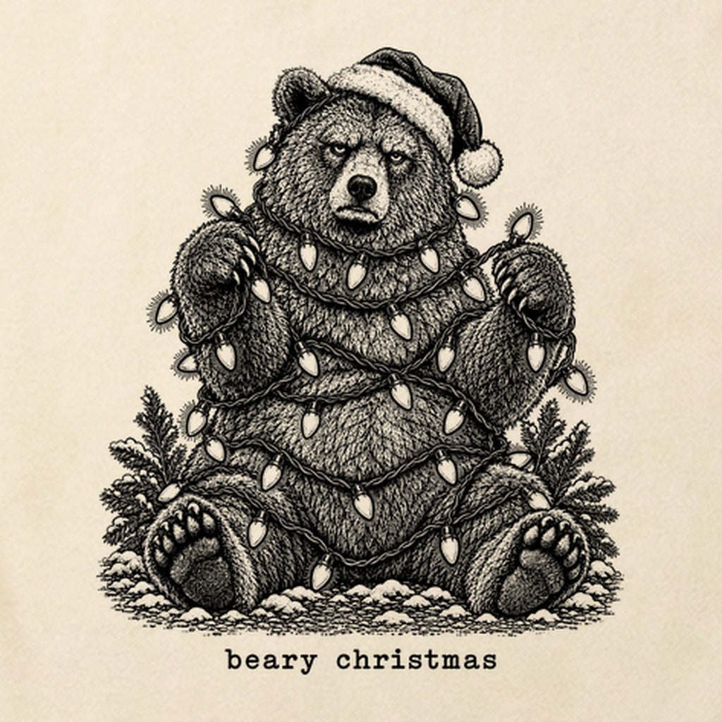 Beary Christmas Cotton T-Shirt